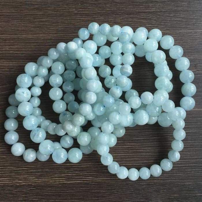 Bracelet "Force of the Voice" in Aquamarine