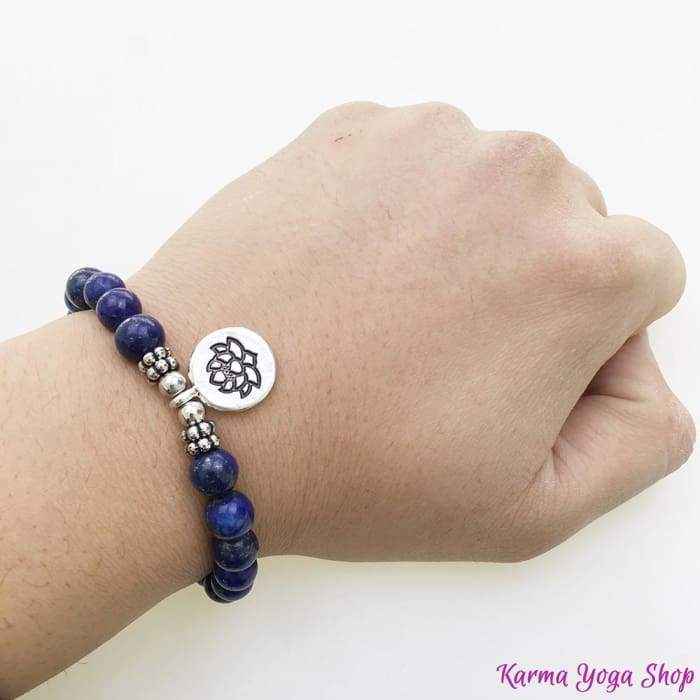 Lapis Lazuli "Expression & Confidence" Mala Bracelet