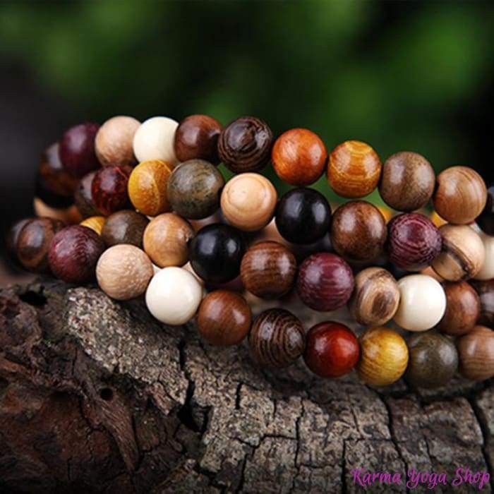 Tibetan Mala Bracelet with 108 Sandalwood Beads