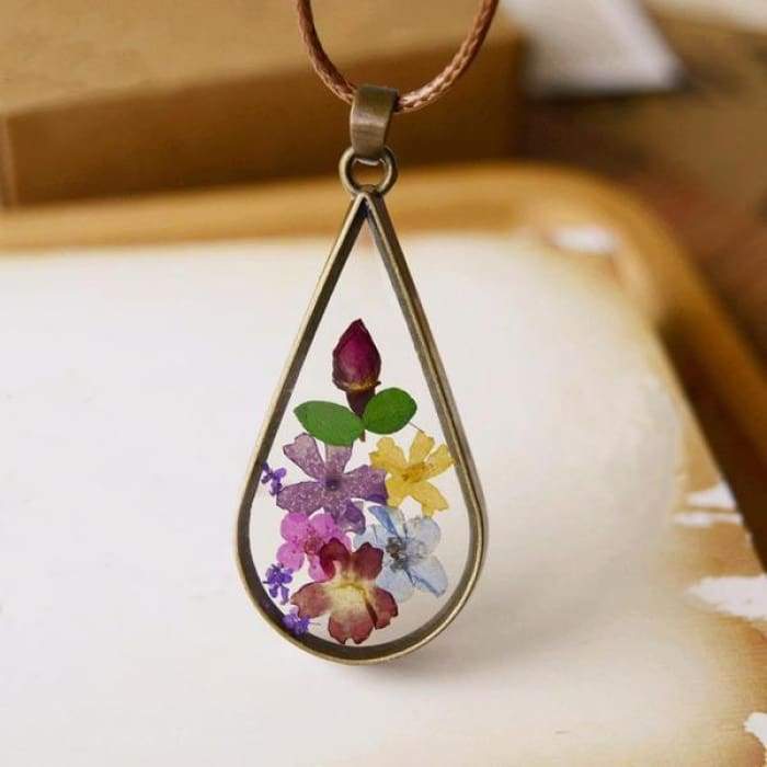 Collier et Pendentif Joie Florale Collier