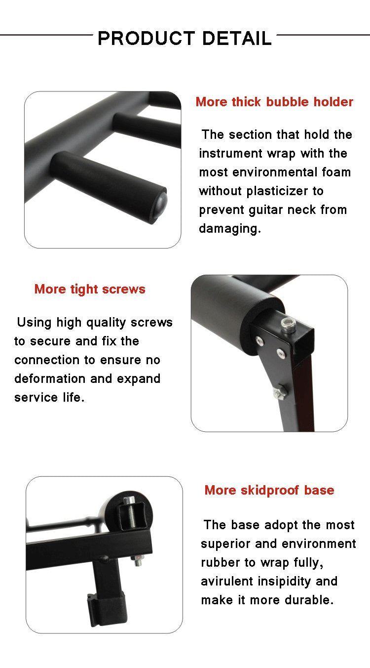 GS-5 Multifunctional Guitar Holder Musical Instrument Guitar Folding Rack