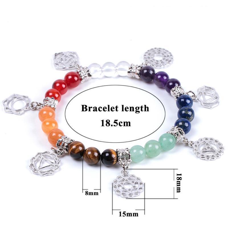 Energizing 7 Chakra Charm Bracelet