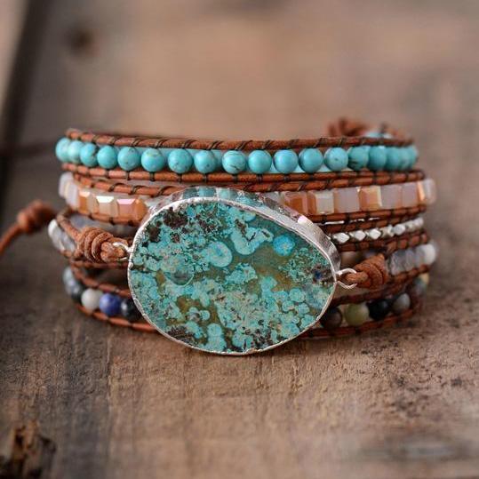 Calming Ocean Jasper Stone Bracelet