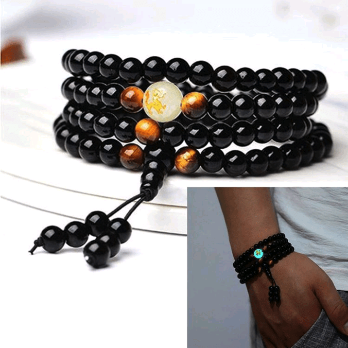 Luminous Dragon 108 Mala Bracelet