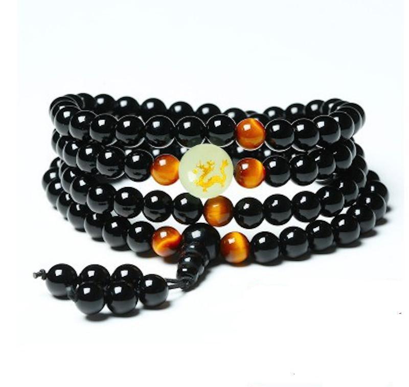 Luminous Dragon 108 Mala Bracelet