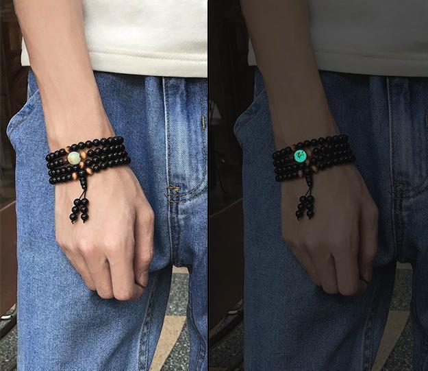 Luminous Dragon 108 Mala Bracelet