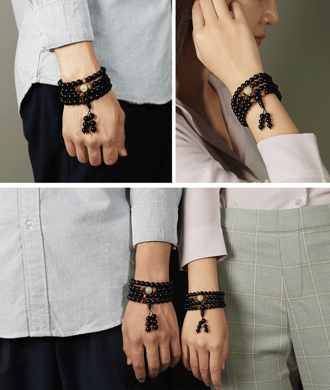 Luminous Dragon 108 Mala Bracelet