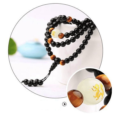 Luminous Dragon 108 Mala Bracelet
