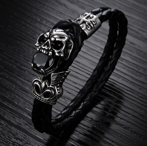 Dark Skull Men's Bracelet - Florence Scovel - 4