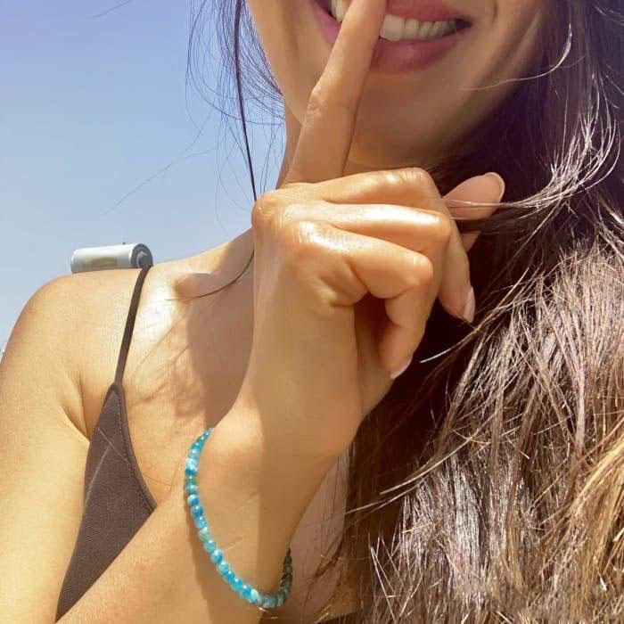 Mini Bracelet "Energie" en Apatite