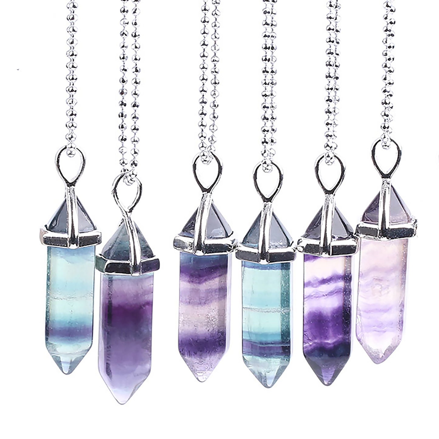 Fluorite Pendulum Necklace
