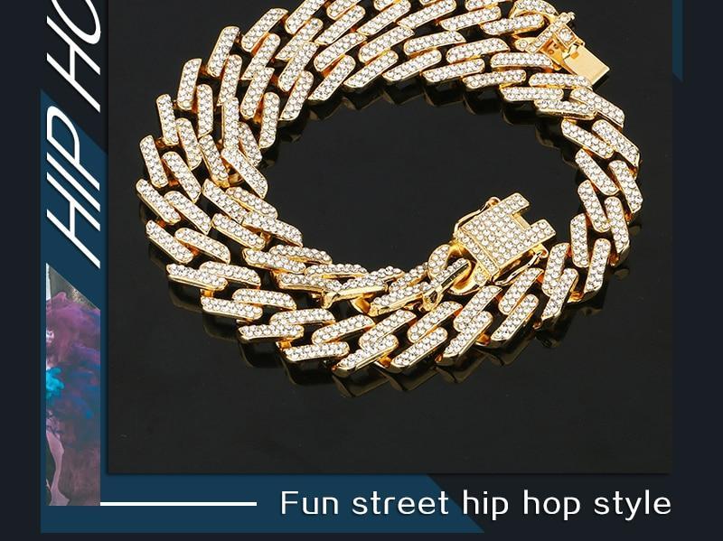 Miami Curb Cuban Chain Men Hip Hop Necklace