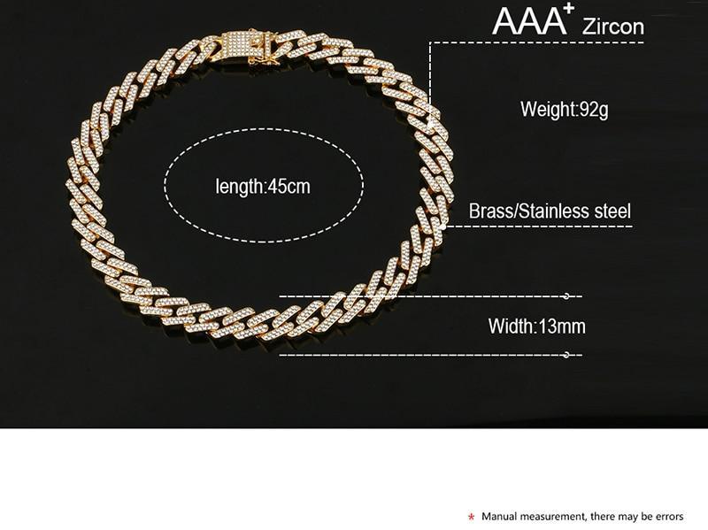 Miami Curb Cuban Chain Men Hip Hop Necklace