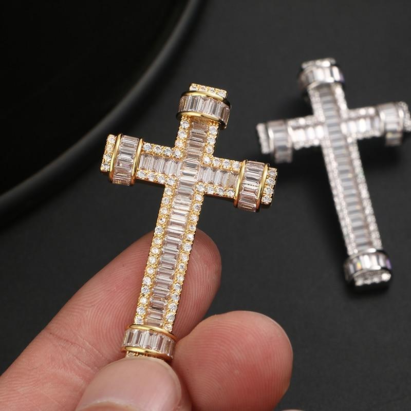 Cross Pendant Necklace- Iced Out Cubic Zircon Pendant