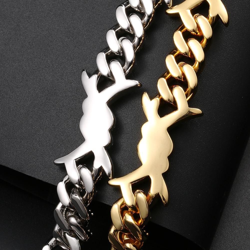 Iced Out Hip Hop CZ Bracelet- Men's Hip Hop Jewelry