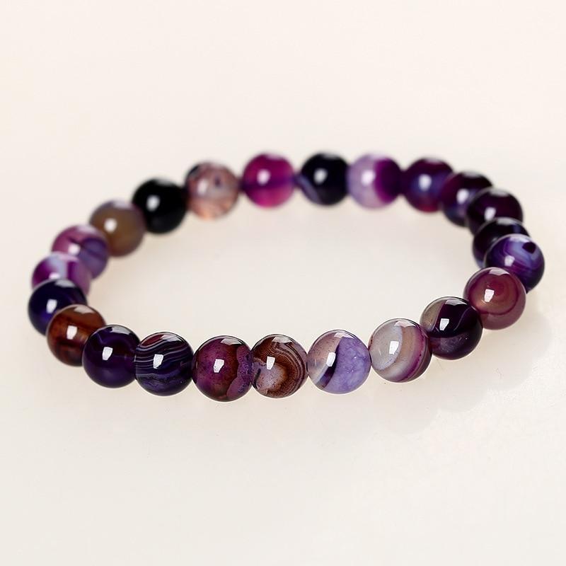 Purple Agate Power Bracelet