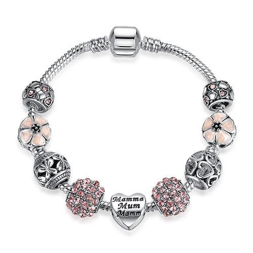 Clover Beads  Charm Bracelet for Women