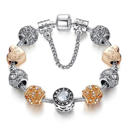 Clover Beads  Charm Bracelet for Women