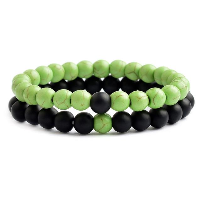 Set of 2 Couple Lover Relationship Bracelet for Women Men