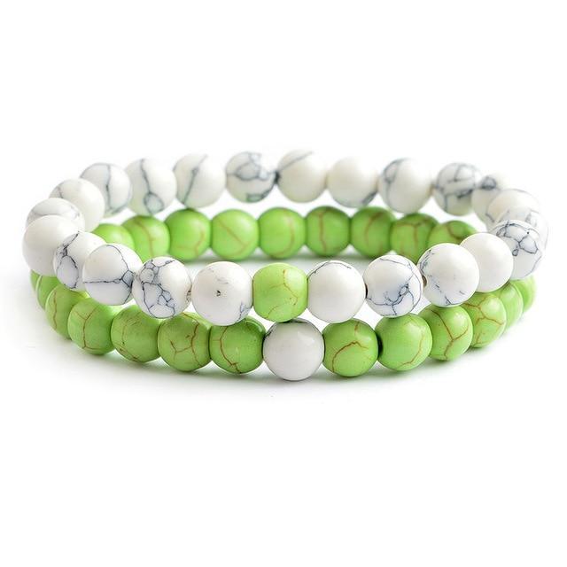 Set of 2 Couple Lover Relationship Bracelet for Women Men