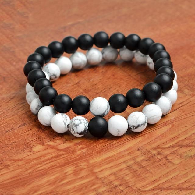 Set of 2 Couple Lover Relationship Bracelet for Women Men
