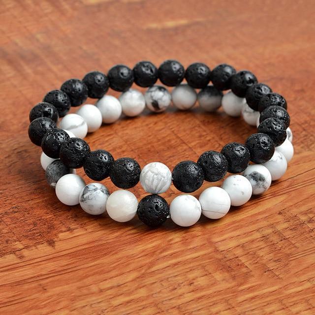 Set of 2 Couple Lover Relationship Bracelet for Women Men