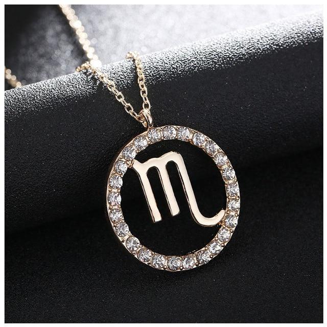 Crystal Zodiac Sign Necklaces