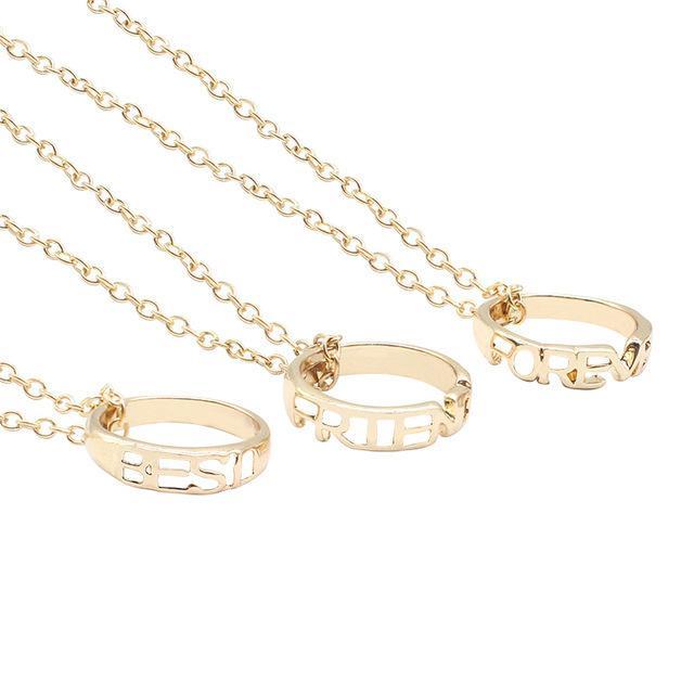 Matching Puzzle Necklaces Set