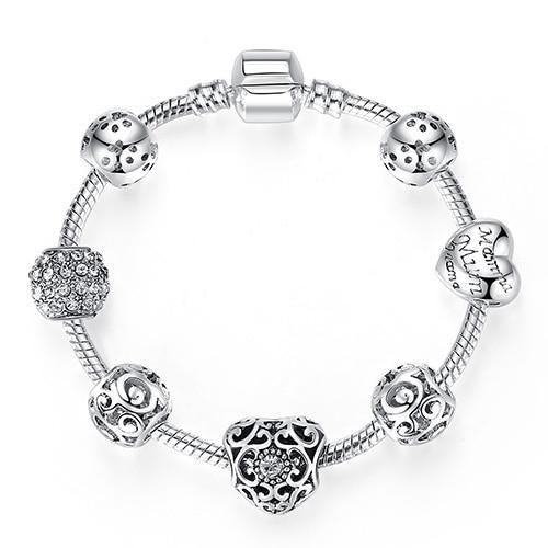Clover Beads  Charm Bracelet for Women