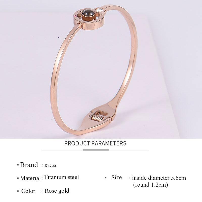 100 Languages I Love You Bracelet-  Valentines Day Gift For Her