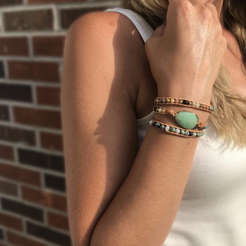 Prosperity Jade Wrap Bracelet