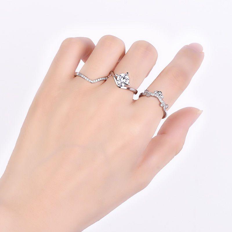 ✨Three-layer Crown Heart Ring♕adjustable