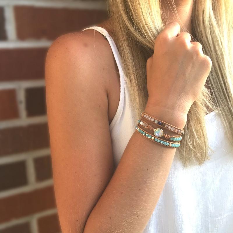 Zen Spirit Opal Wrap Bracelet