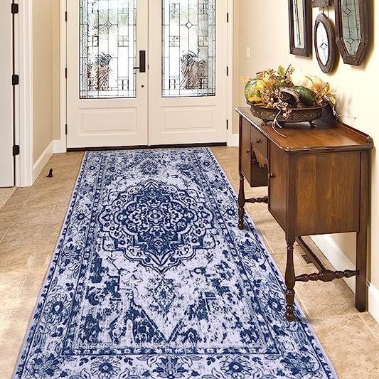 Non-Slip Bohemian Style Washable Hallway Runner Rug | Egoodhome™