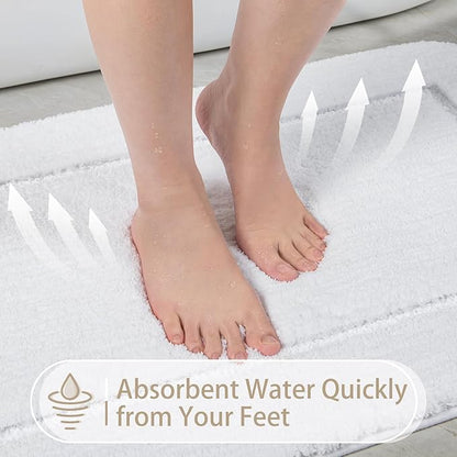 Soft Bath Rug Set 2 Piece Set, U-Shaped Bathroom Rugs | Egoodhome™