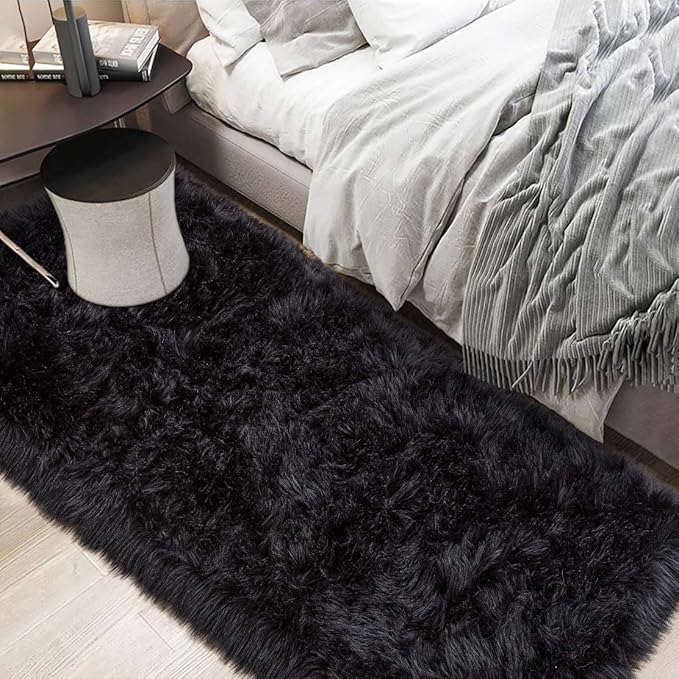 Washable Furry Durable Faux Throw Carpet | Egoodhome™