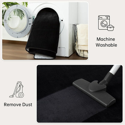 Solid-color Minimalist Washable Modern Area Rug | Egoodhome™