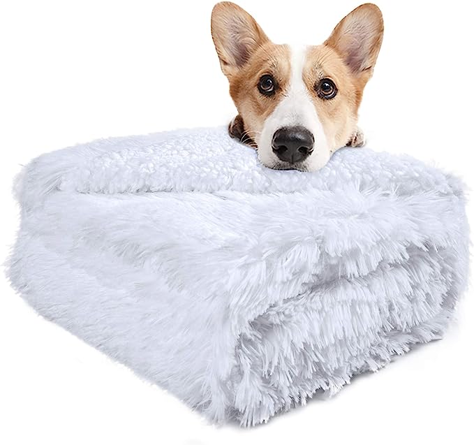 Soft Warm Sherpa Fleece Luxury Fluffy Pet Blanket | Egoodhome™