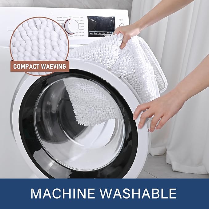 Washable Non Slip Bath Rugs for Bathroom Shower | Egoodhome™