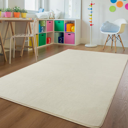 Solid-color Minimalist Washable Modern Area Rug | Egoodhome™