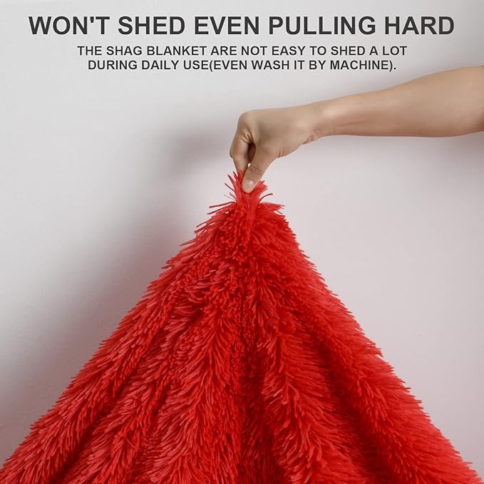 Super Soft Shaggy Fuzzy Sherpa Blankets | Egoodhome™