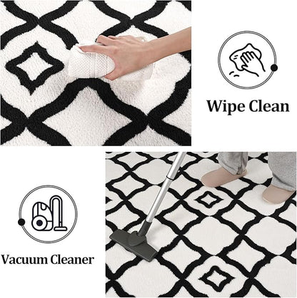 Modern Moroccan Memory Foam Big Dorm Carpet | Egoodhome™