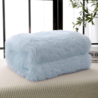 Super Soft Shaggy Fuzzy Sherpa Blankets | Egoodhome™