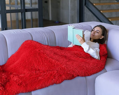 Super Soft Shaggy Fuzzy Sherpa Blankets | Egoodhome™