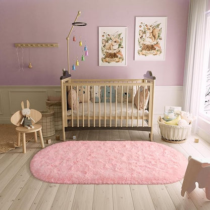 Fluffy Shaggy Area Rugs for Bedroom Bedside | Egoodhome™