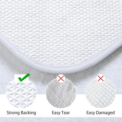 Soft Bath Rug Set 2 Piece Set, U-Shaped Bathroom Rugs | Egoodhome™