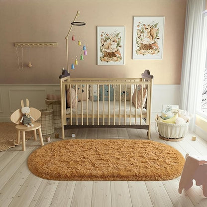 Fluffy Shaggy Area Rugs for Bedroom Bedside | Egoodhome™