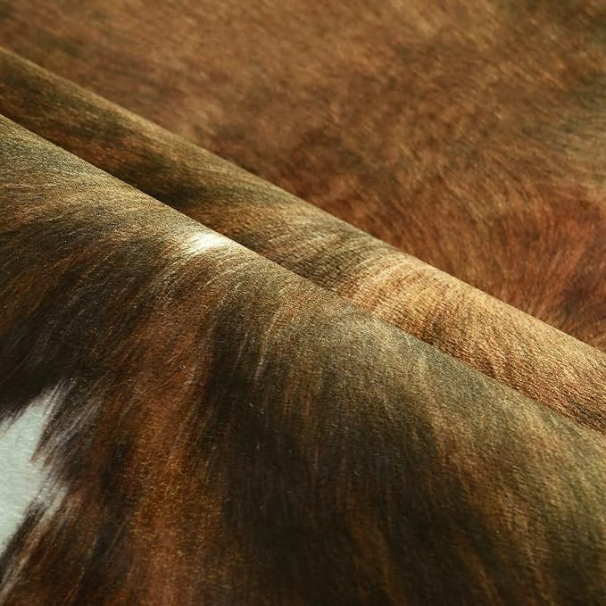 Stylish Cow Large Accent Western Rug | Egoodhome™