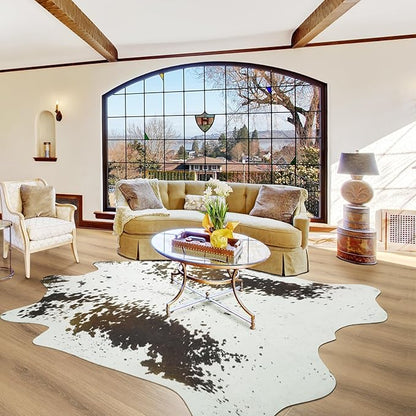 Premium Cowhide Style, Faux Animal Hide Rug | Egoodhome™