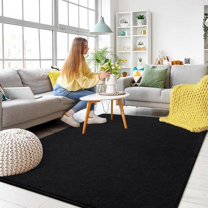 Neutral Throw Soft Memory-Foam Rugs | Egoodhome™